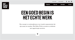 Desktop Screenshot of ditishetechtewerk.nl